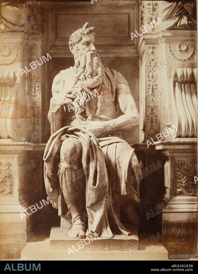 MICHELANGELO. [El Moises de Miguel Ángel].