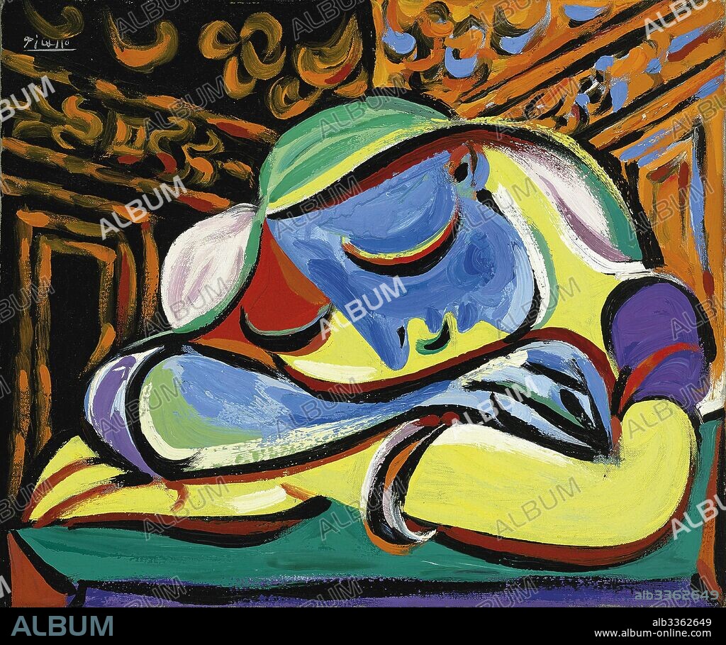 PABLO PICASSO. Jeune fille endormie.