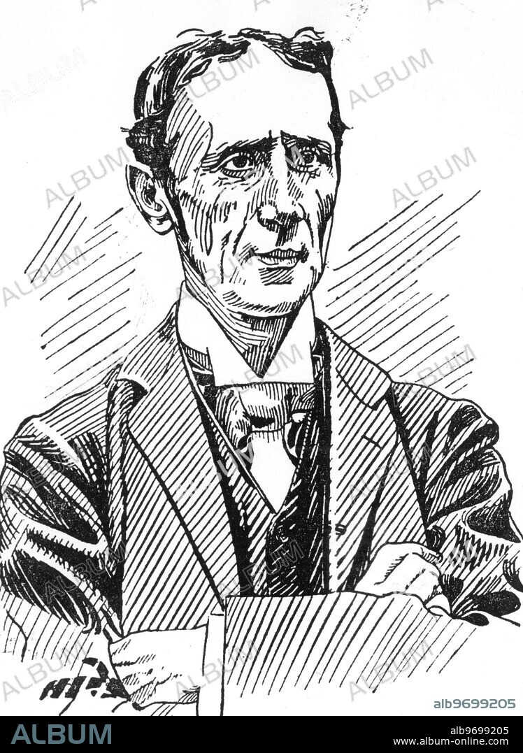 Sir Henry Fielding Dickens KC 1849 - 1933. Counsel for the Prosecution.