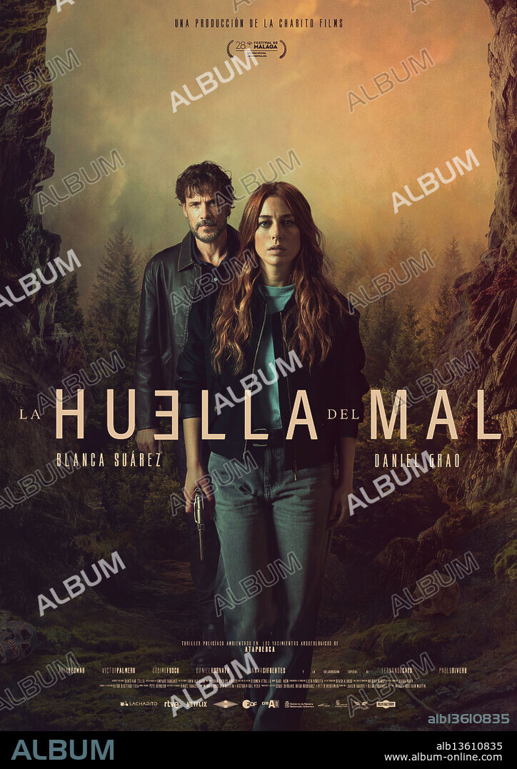 Poster of LA HUELLA DEL MAL, 2025, directed by MANUEL RIOS SAN MARTIN. Copyright La Charito Films / Netflix / RTVE / ZDF Studios.