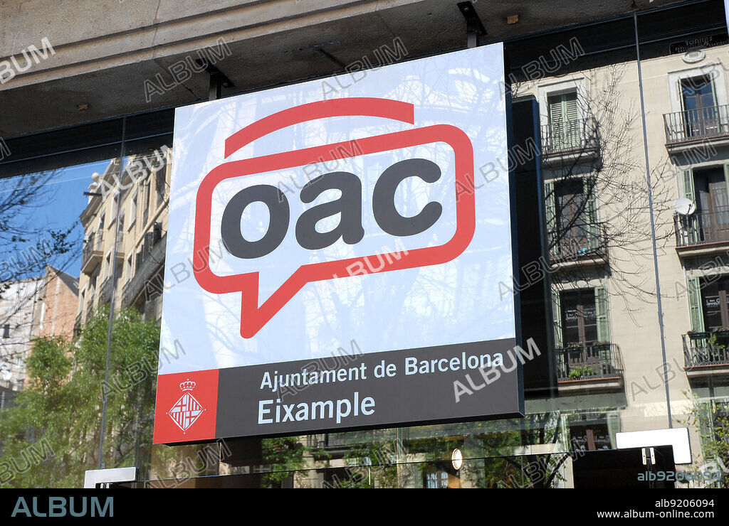 Oficina de Atención al ciudadano (OAC) en l'Eixample, Barcelona.