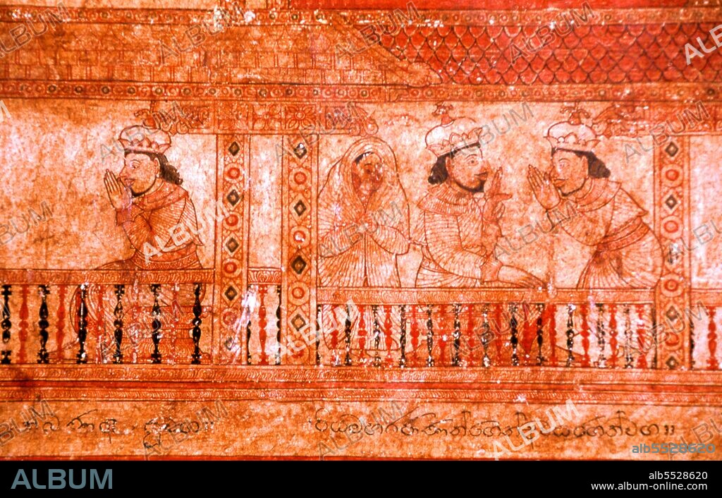 The Degaldoruwa Buddhist temple is a cave temple and was built originally in 1771 CE by King Kirti Sri Rajasinha (1747 - 1782), a member of the Madurai royal family. The beautiful frescoes, painted by the samanera (unordained monk) Devaragamapola Silvatenna in 1771-72, capture 18th century Kandyan life with amazing detail and vivaciousness. Some paintings depict the king and the royal family. The artist-monk started a trend, and the Dambulla Caves were subsequently redecorated in the same style as were other temples. Kandy is Sri Lanka's second biggest city with a population of around 170,000 and is the cultural centre of the whole island. For about two centuries (until 1815) it was the capital of Sri Lanka.