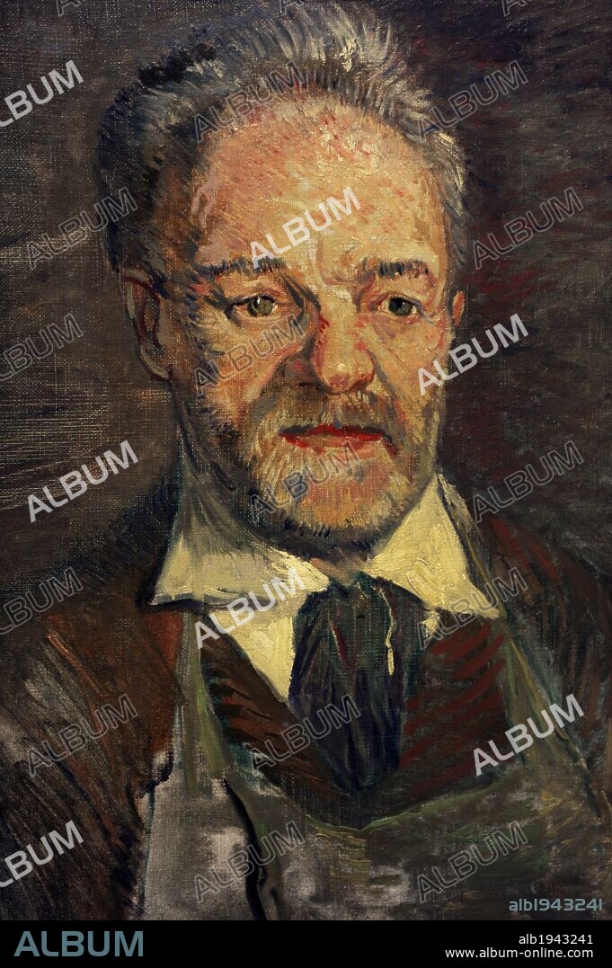 Vincent Van Gogh (1853-1890). Dutch Post-impressionist painter. Portrait of Julien Tanguy, 1887. Ny Carlsberg Glyptotek. Copenhagen. Denmark. Europe.