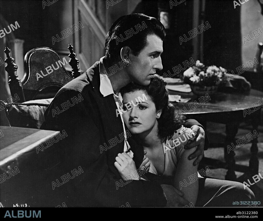 MARGARET LOCKWOOD et STEWART GRANGER dans LOVE STORY, 1944, réalisé par LESLIE ARLISS. Copyright GAINSBOROUGH FILMS.