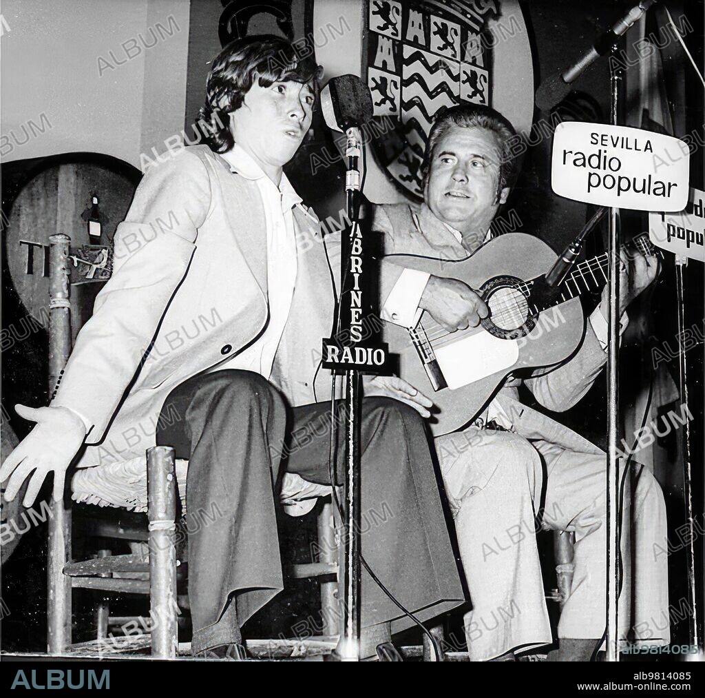 Julio 1978. Jose Cala "el Poeta",  guitarrista flamenco.