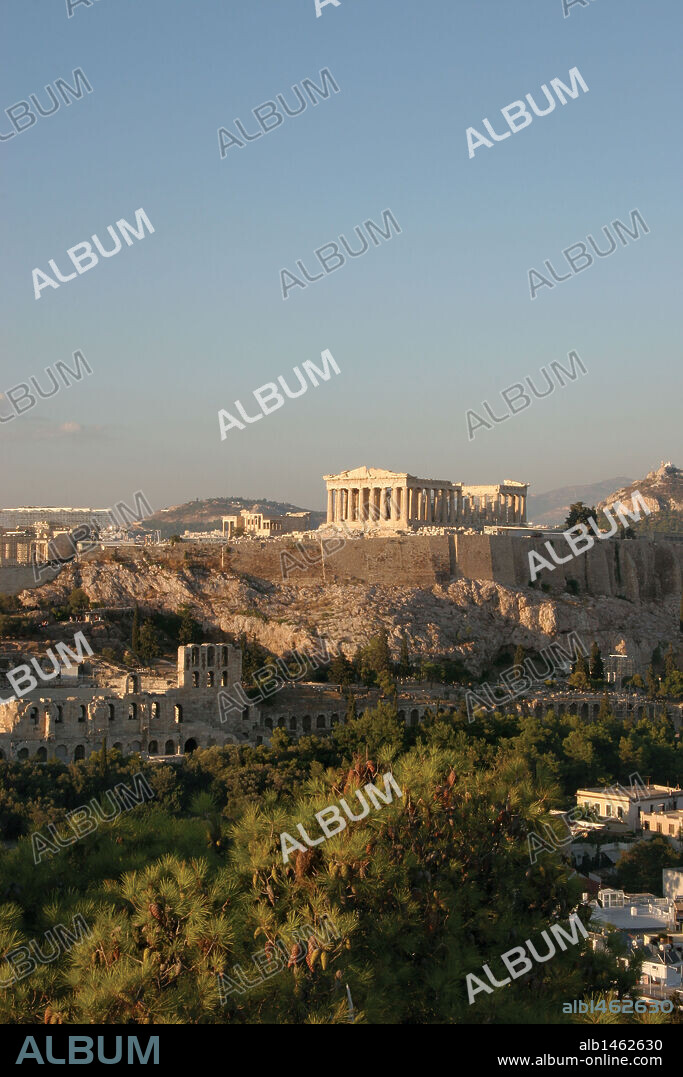 GRECIA ATENAS. Vista panorámica de la ACROPOLIS.