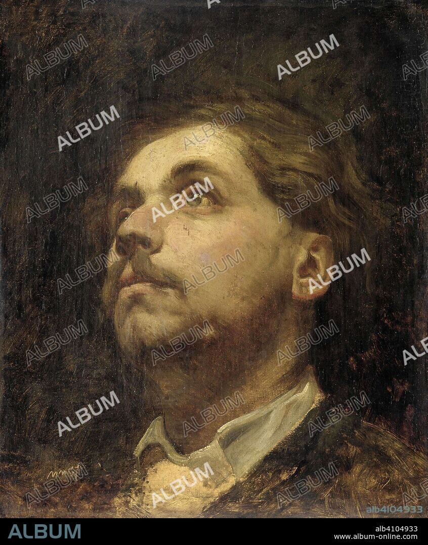 MATTHIJS MARIS (mentioned on object). Portrait of Jacob Maris. Dating: 1857. Place: Netherlands. Measurements: h 40 cm × w 33 cm; d 8.5 cm.