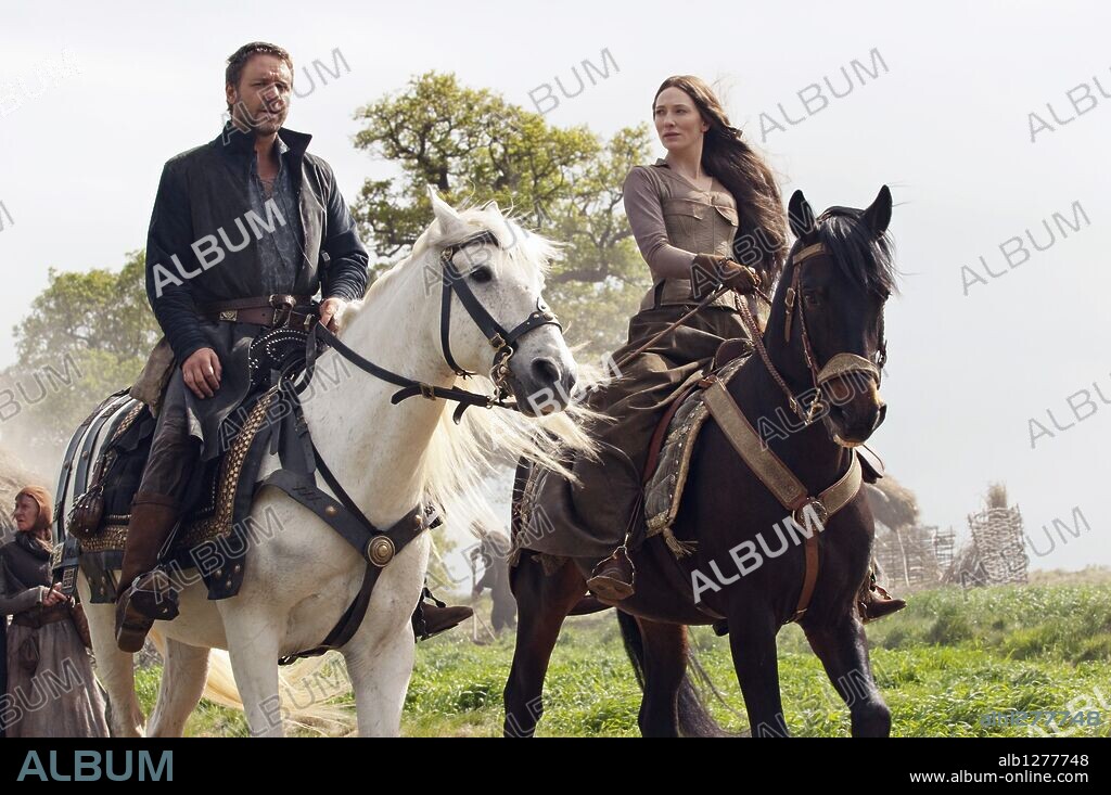 CATE BLANCHETT und RUSSELL CROWE in ROBIN HOOD, 2010, unter der Regie von RIDLEY SCOTT. Copyright UNIVERSAL PICTURES.