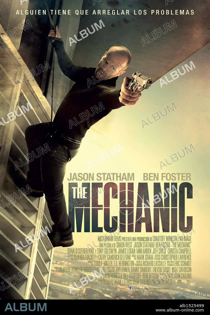 Poster de THE MECHANIC, 2011, dirigida por SIMON WEST. Copyright MILLENNIUM FILMS.
