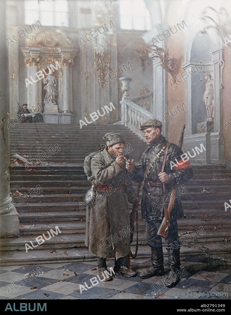 'The Winter Palace is Taken' by Vladimir Serov.