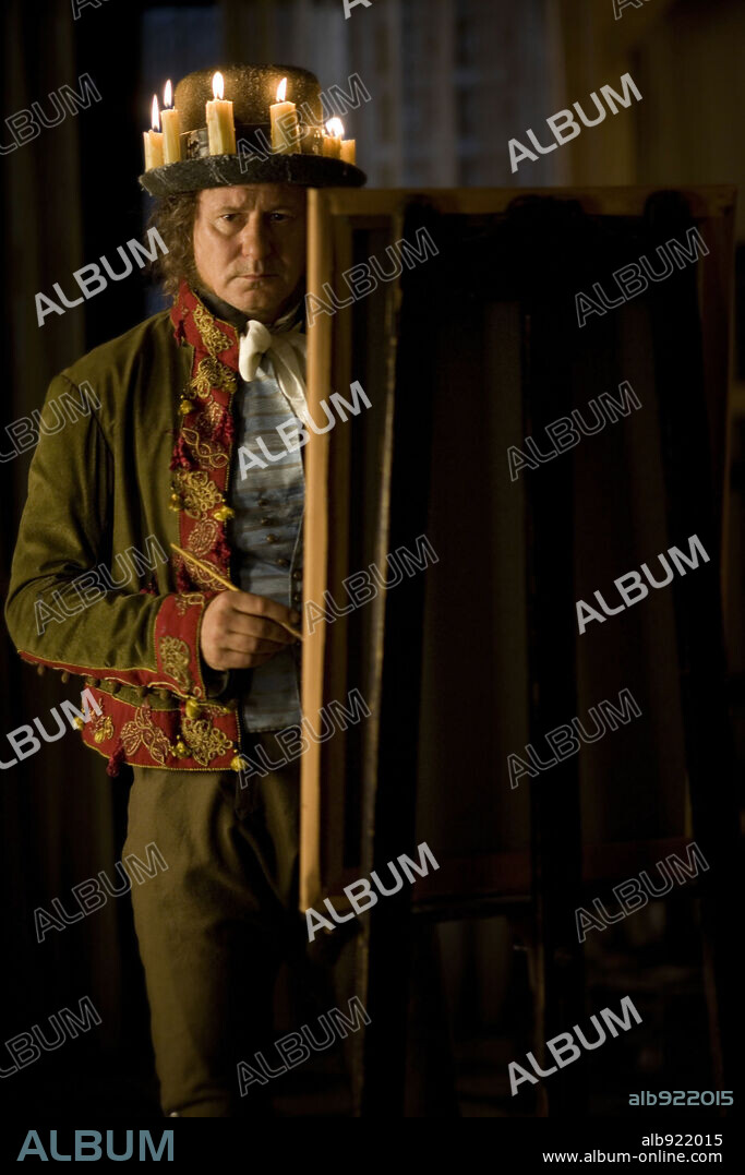 FRANCISCO DE GOYA y STELLAN SKARSGARD. STELLAN SKARSGARD en LOS FANTASMAS DE GOYA, 2006 (GOYA'S GHOSTS), dirigida por MILOS FORMAN. Copyright KANZAMAN / BRAY, PHIL.