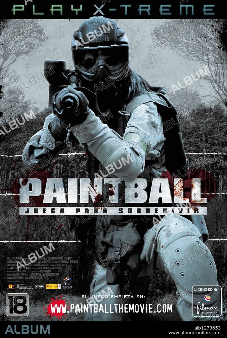 Poster of PAINTBALL, 2009, directed by DANIEL BENMAYOR. Copyright FILMAX.
