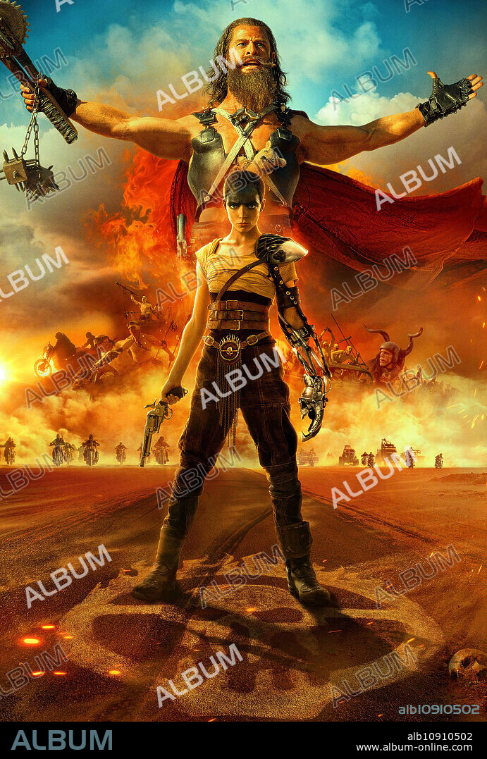 ANYA TAYLOR-JOY y CHRIS HEMSWORTH en FURIOSA: DE LA SAGA MAD MAX, 2024 (FURIOSA: A MAD MAX SAGA), dirigida por GEORGE MILLER. Copyright WARNER BROS.