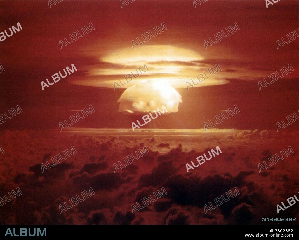 Castle Bravo was the code name given to the first United States test of a dry fuel hydrogen bomb, detonated on March 1, 1954, at Bikini Atoll, Marshall Islands. Castle Bravo was the most powerful nuclear device ever detonated by the US, with a yield of 15 megatons of TNT. Fallout from the detonation, intended to be a secret test, fell on residents of Rongelap and Utirik atolls and spread around the world. The islanders were not evacuated until three days later and suffered radiation sickness. They were returned to the islands three years later but were removed again when their island was found to be unsafe. Operation Castle was a United States series of high-yield nuclear tests by Joint Task Force 7 beginning in March 1954. Conducted as a joint venture between the AEC and the DOD, the ultimate objective of the operation was to test designs for an aircraft-deliverable thermonuclear weapon. Operation Castle was considered to be a success as it proved the feasibility of deployable dry fuel designs for thermonuclear weapons. Public reaction to the tests and an awareness of the long-range effects of nuclear fallout has been attributed as being part of the motivation for the Partial Test Ban Treaty of 1963.