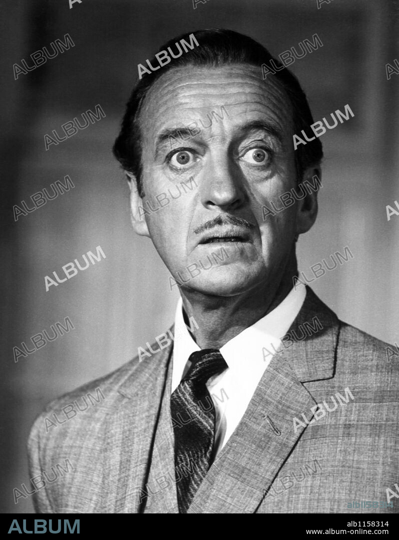 DAVID NIVEN in PRUDENCE AND THE PILL, 1968, directed by FIELDER COOK. Copyright 20TH CENTURY FOX.