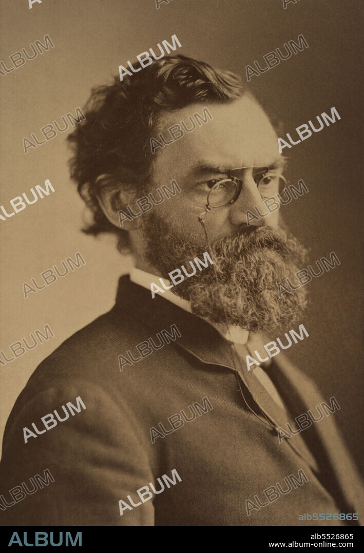 Carl Schurz (1829-1906), German-Born American Statesman and Reformer, U.S. Secretary of the Interior 1877-81, U.S. Senator from Missouri 1869-75, head and shoulders Portrait, Napoleon Sarony, 1876.