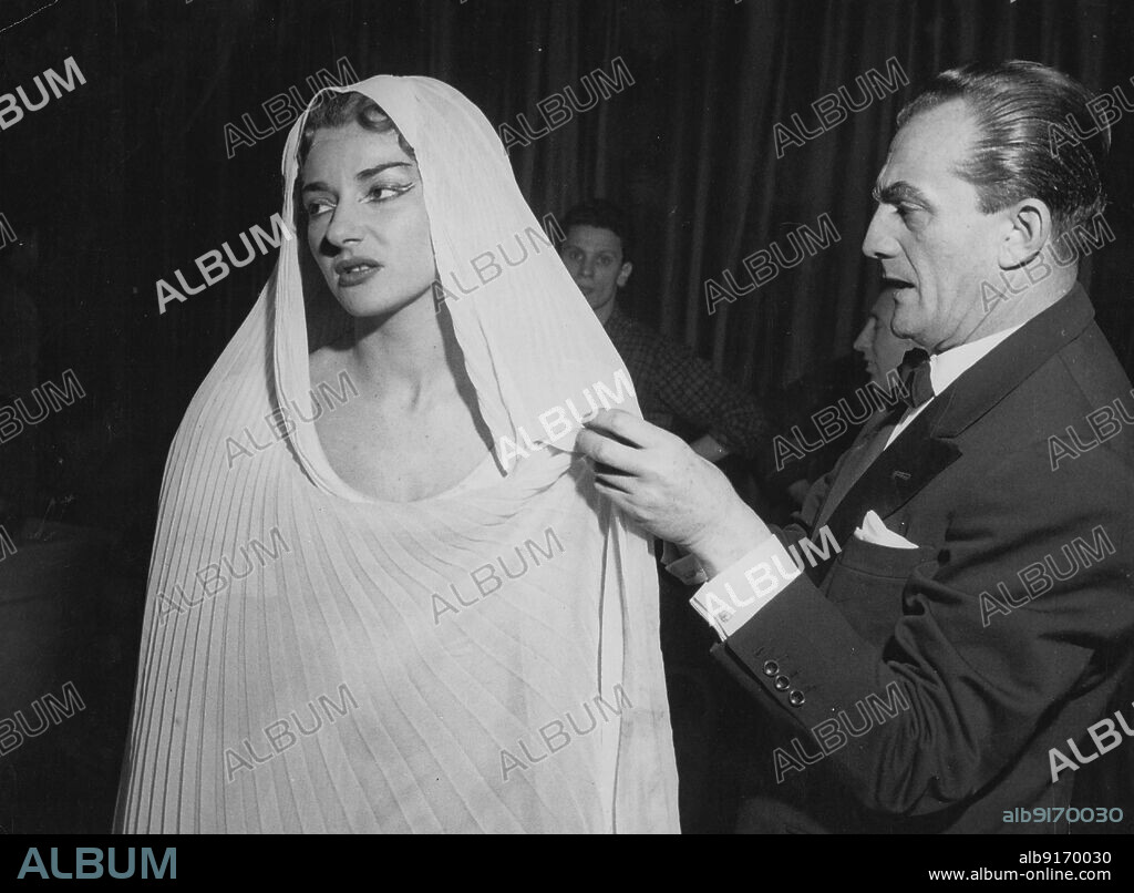 ERIO PICCAGLIANI. Maria Callas and Luchino Visconti.