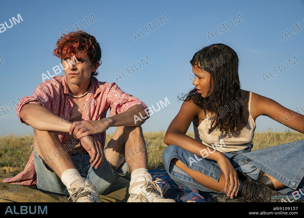 TAYLOR RUSSELL y TIMOTHEE CHALAMET en HASTA LOS HUESOS: BONES AND ALL, 2022 (BONES AND ALL), dirigida por LUCA GUADAGNINO. Copyright Frenesy Film Company / Per Capita Productions.