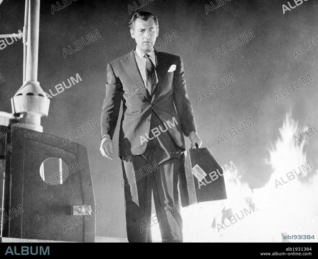 STEWART GRANGER en EL MILAGRO DEL CUADRO, 1952 (THE LIGHT TOUCH), dirigida por RICHARD BROOKS. Copyright M.G.M.