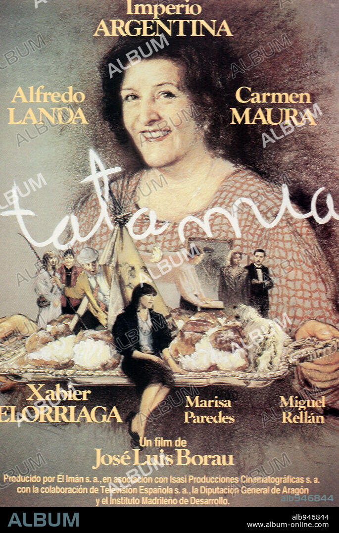Poster de TATA MIA, 1986, dirigida por JOSE LUIS BORAU. Copyright PROFILMAR.