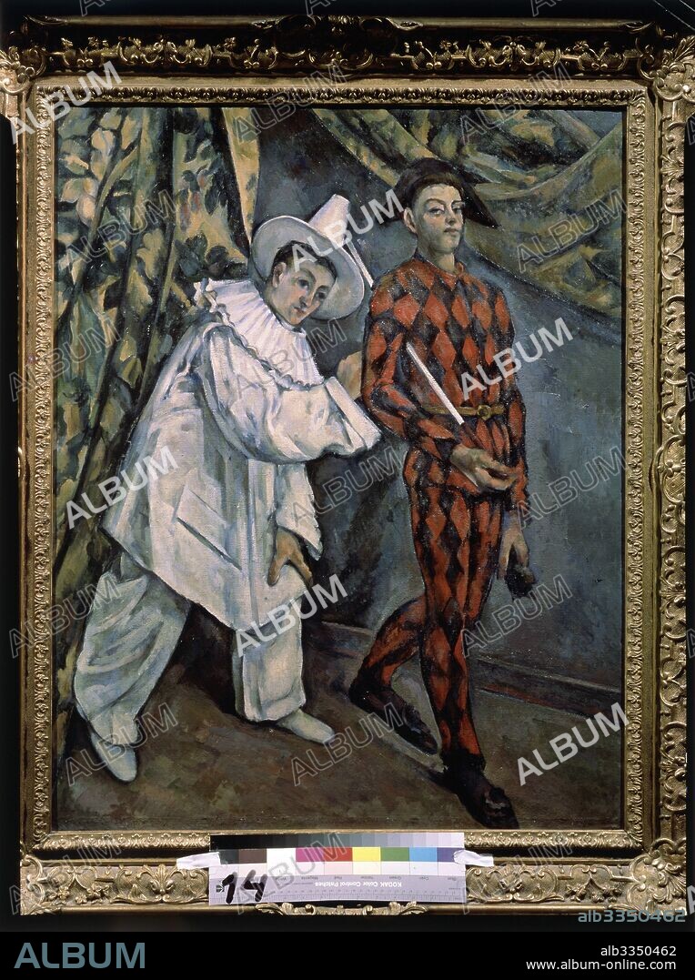 PAUL CÉZANNE. Pierrot and Harlequin (Mardi-Gras).