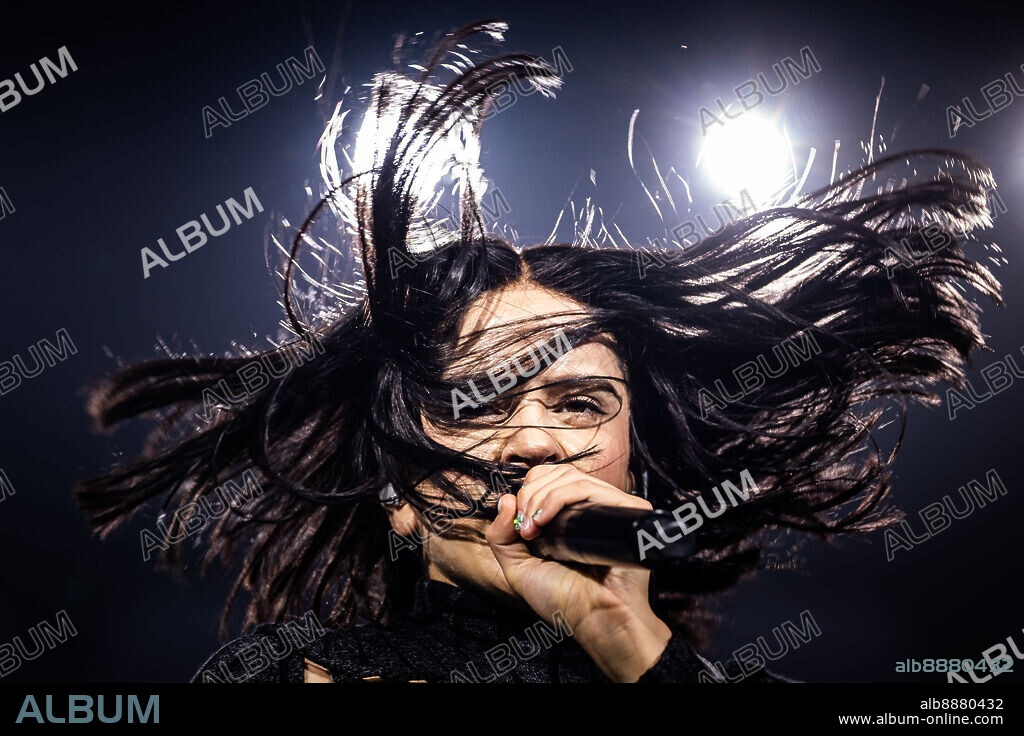 November 25, 2022, Braga, Portugal: Braga, 26/11/2022 - A artista Rosalia actuou, esta noite, no Altice Forum Braga, perante lotação esgotada com 30 mil pessoas a assistir. (Credit Image: © Atlantico Press via ZUMA Press Wire).