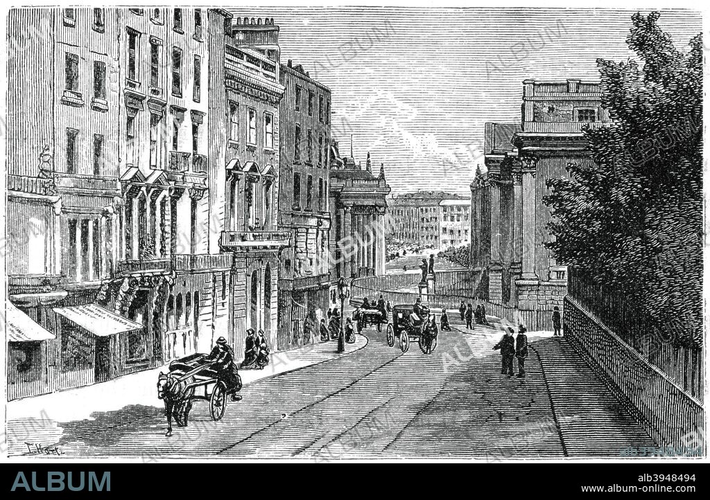 Grafton Street, Dublin, 1900. Illustration from The Life and Times of Queen Victoria by Robert Wilson, Volume IV, (Cassell and Company, London, Paris, New York, Melbourne, 1900).