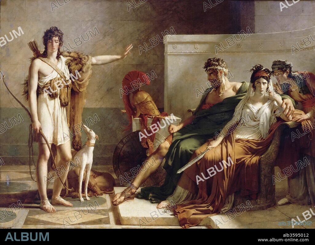 PIERRE-NARCISSE GUERIN. Phaedra and Hippolytus.