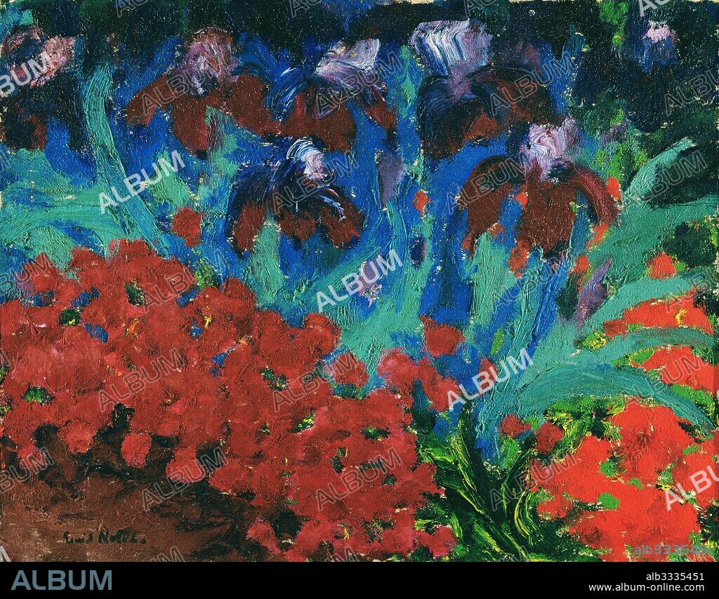 EMIL NOLDE. Flowers.