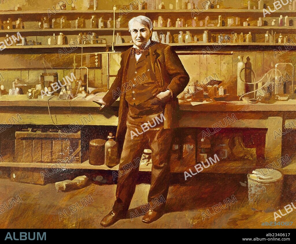 EDISON, Thomas Alva (Milan, Ohio, 1847-West Orange, New Jersey, 1931). Inventor estadounidense. Entre sus inventos más importantes destacan el del fonógrafo (1877) y la lámpara de incandescencia (1879). En 1927 fué nombrado miembro de la "National Academy of Sciences".