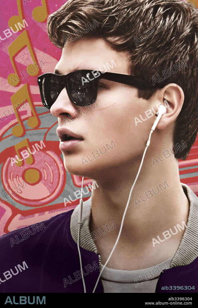 ANSEL ELGORT dans BABY DRIVER, 2017, réalisé par EDGAR WRIGHT. Copyright TRISTAR PICTURES.