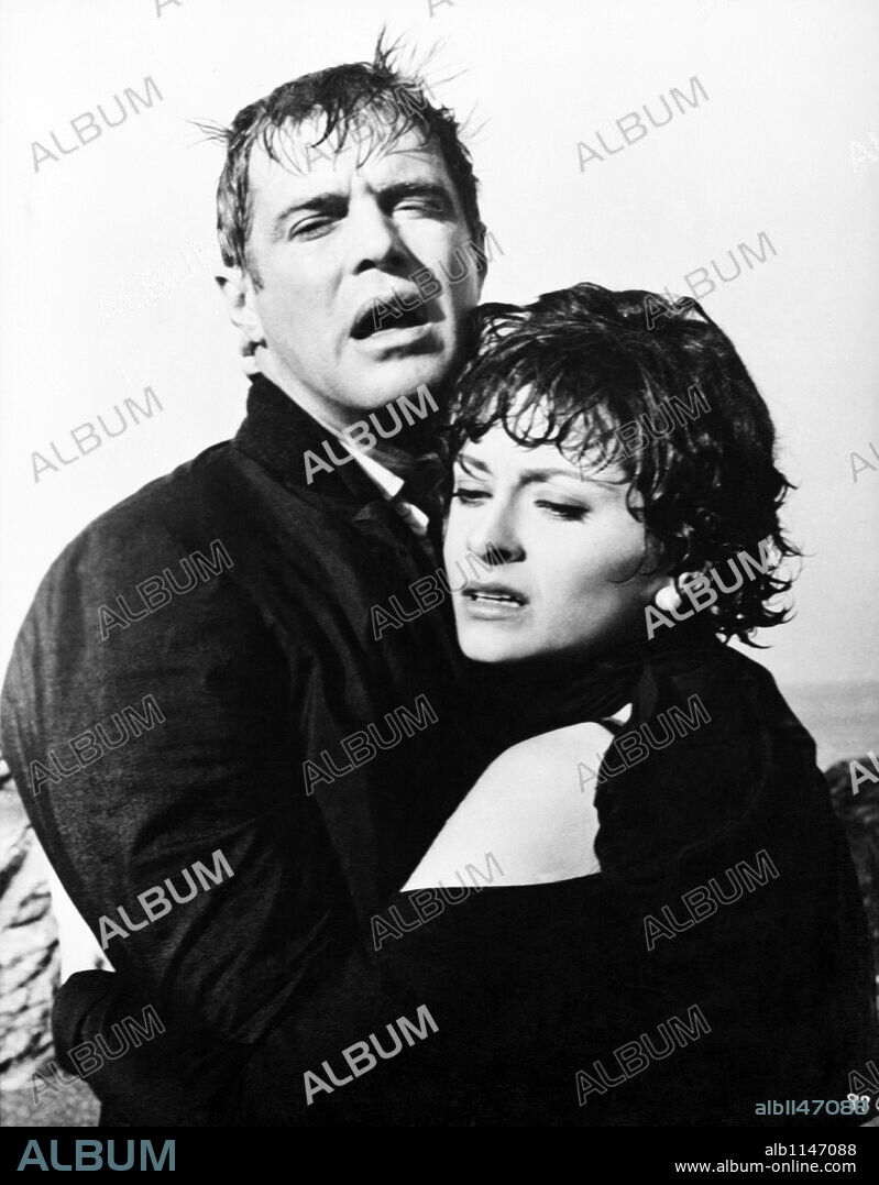 ELIZABETH ASHLEY and GEORGE PEPPARD in THE THIRD DAY, 1965, directed by JACK SMIGHT. Copyright WARNER BROTHERS.