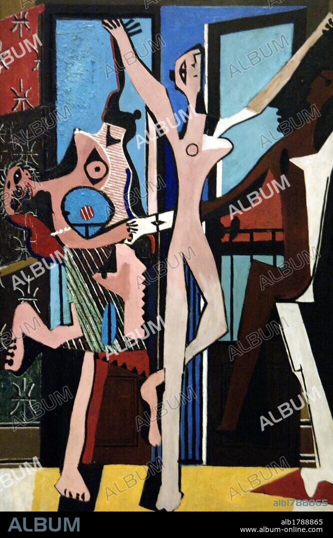 PABLO PICASSO. Pablo Ruiz Picasso (1881-1973). Spanish painter. The three dancers, 1925. Oil on canvas. Tate Modern. London. England. UK.