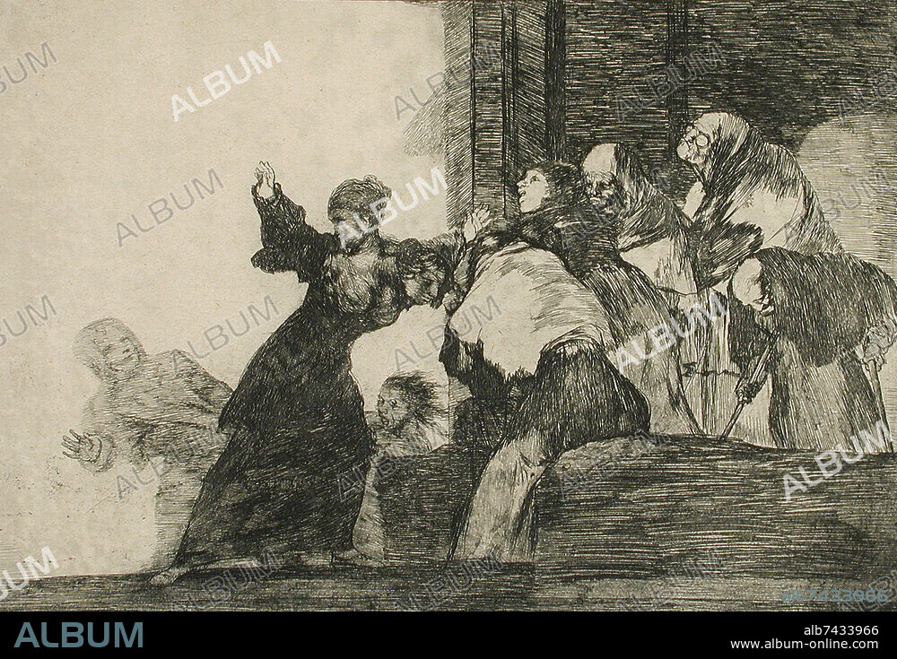 Francisco Goya y Lucientes (1746-1828). Disparate pobre, Spain, after 1816. Etching, burnished aquatint, drypoint, and burin. Inv. Nr. M. 91.385.2, Los Angeles, County Museum of Art.