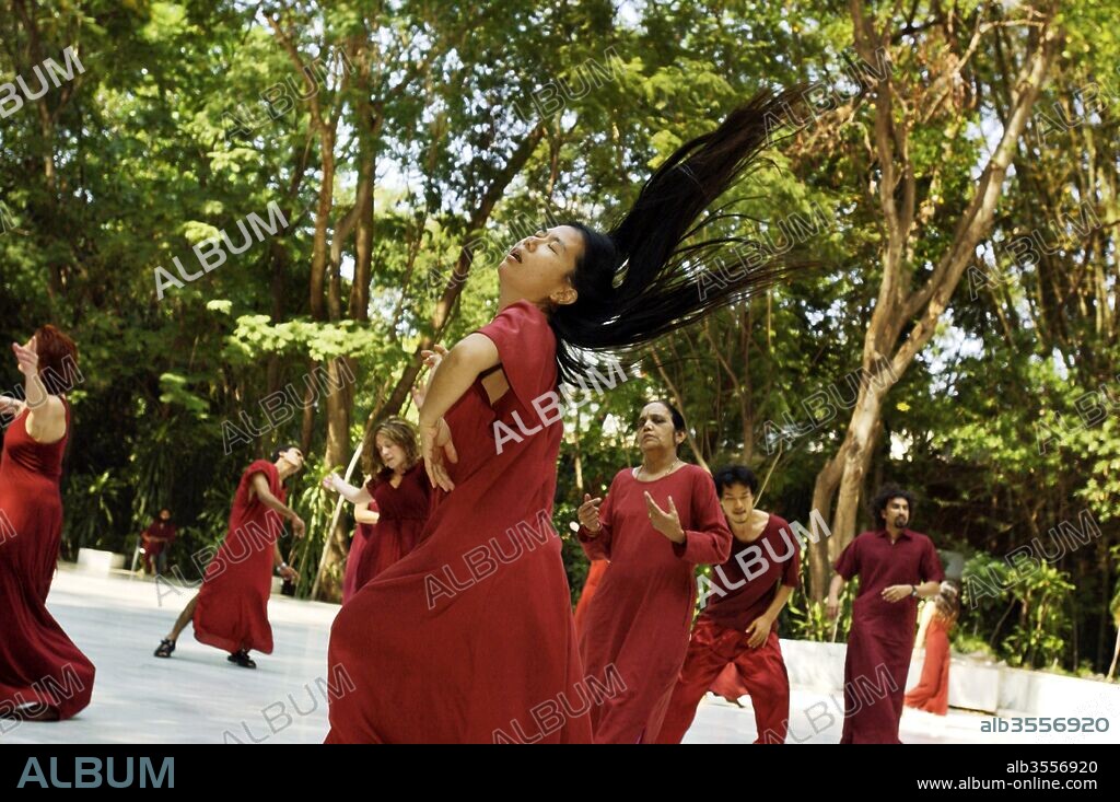 Osho followers in a trance at the commune in Pune ;  Maharashtra ;  India.