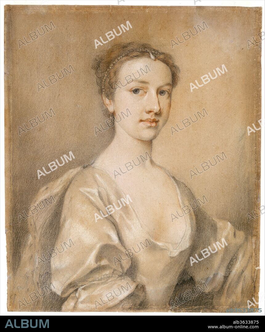 Portrait of a Lady. Artist: Jacopo Amigoni (Italian, Venice 1682-1752 Madrid). Dimensions: 11 7/16 x 9 5/8 in.  (29.0 x 24.5 cm). Date: 1729-39.