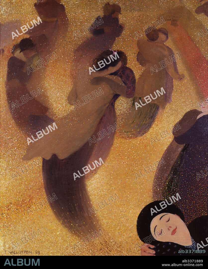 FÉLIX EDOUARD VALLOTTON. The Waltz (La Valse).
