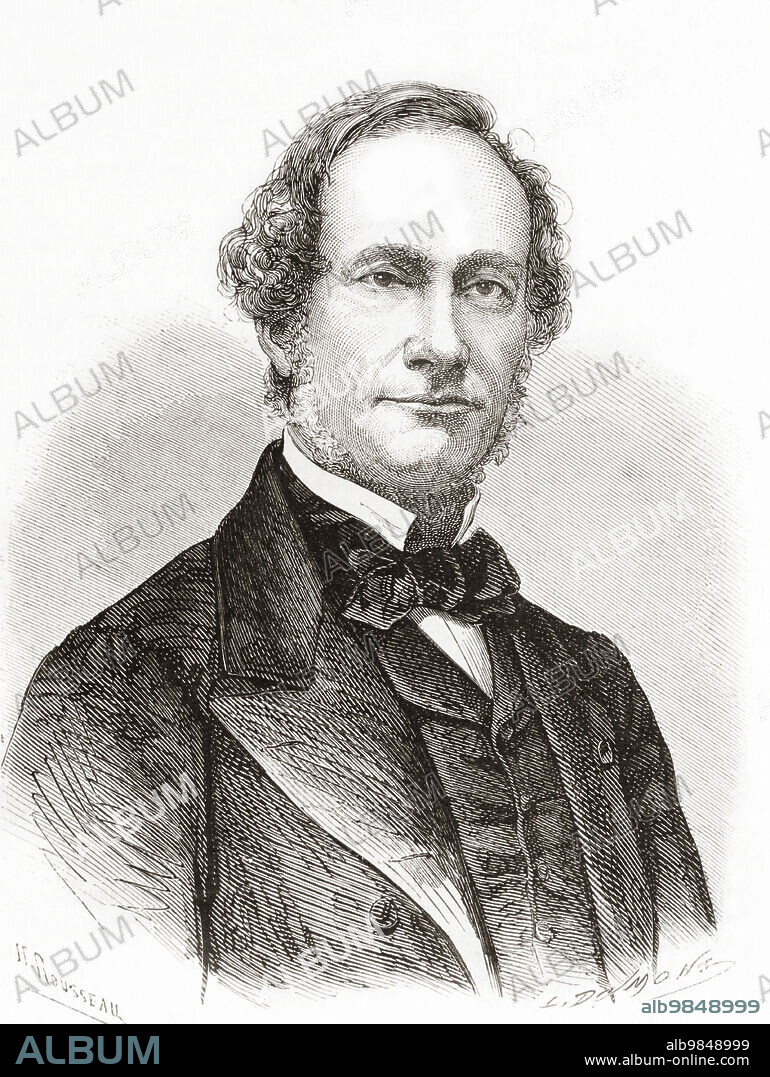 Jean Marie NapolÃƒÂ©on DÃƒÂ©sirÃƒÂ© Nisard, 1806 Ã¢â‚¬â€œ 1888. French author and literary critic. From L'Univers Illustre published 1867.