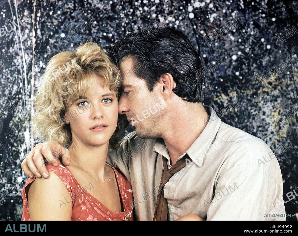 DENNIS QUAID and MEG RYAN in D. O. A., 1988, directed by ANNABEL JANKEL and ROCKY MORTON. Copyright TOUCHSTONE/DISNEY/WARNERS.