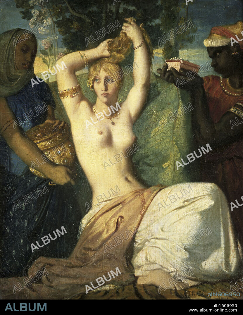 La Toilette d'Esther  1841   Theodore Chasseriau (1819-1856/French)  Muse du Louvre, Paris.
