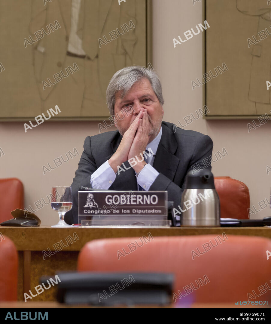 Madrid, 02/20/2018. Appearance of Íñigo Méndez de Vigo at the Culture Commission of the Congress of Deputies. Photo: Jaime García. ARCHDC.