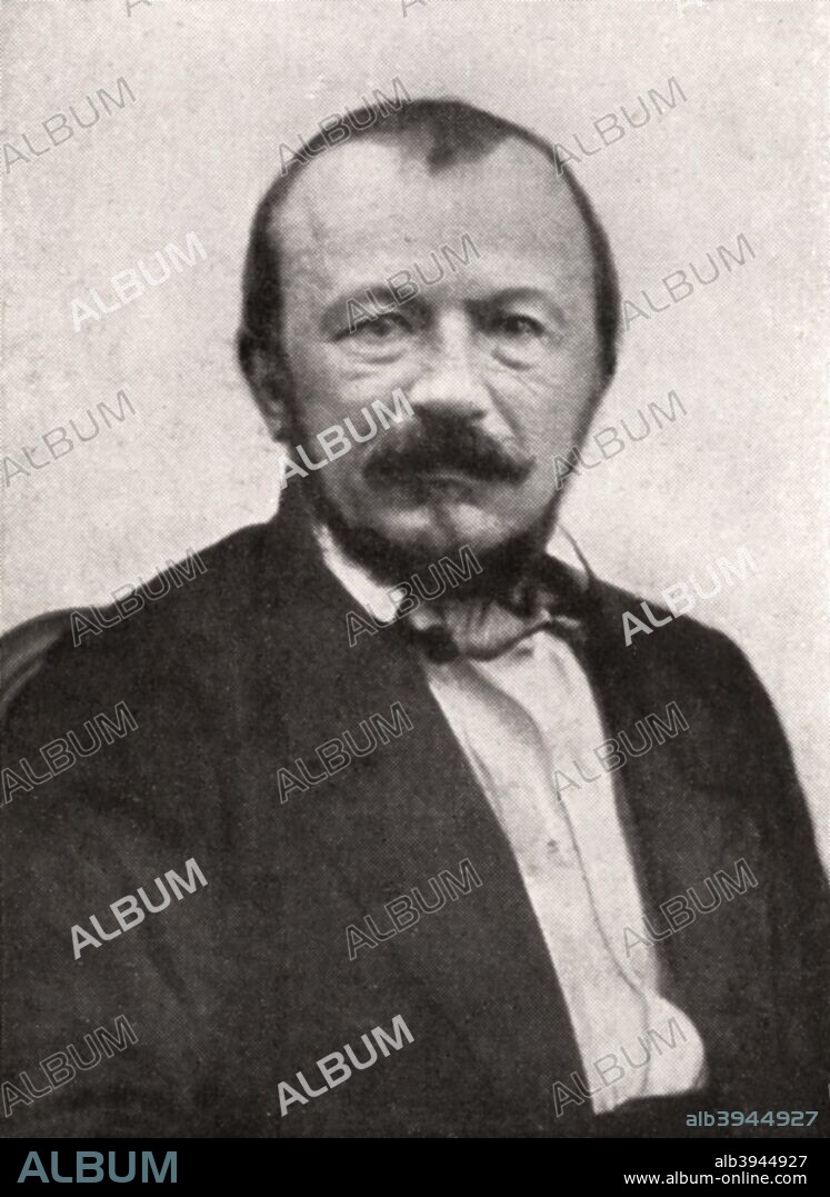 Gerard de Gerard de Nerval, French poet, mid-19th century. Portrait of Gerard de Nerval (1808-1855) whose use of dreams and fantasies influenced surrealism.