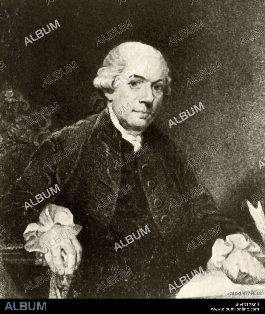 'Portrait of Henry Laurens', c1780, (1937). Henry Laurens (1724-1792) American merchant, slave trader, and rice planter from South Carolina who became a political leader during the Revolutionary War.   From "History of American Costume - Book One 1607-1800", by Elisabeth McClellan. [Tudor Publishing Company, New York, 1937].
