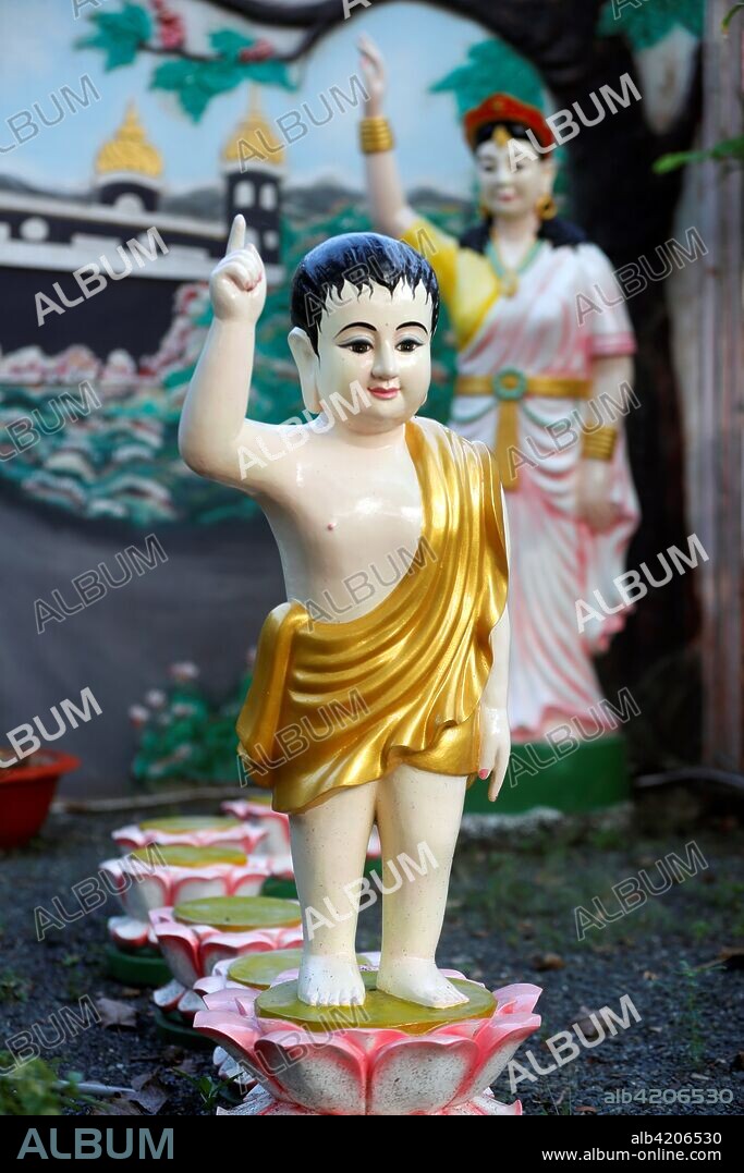 Phuoc Thanh buddhist pagoda. Prince Siddhartha Gautama