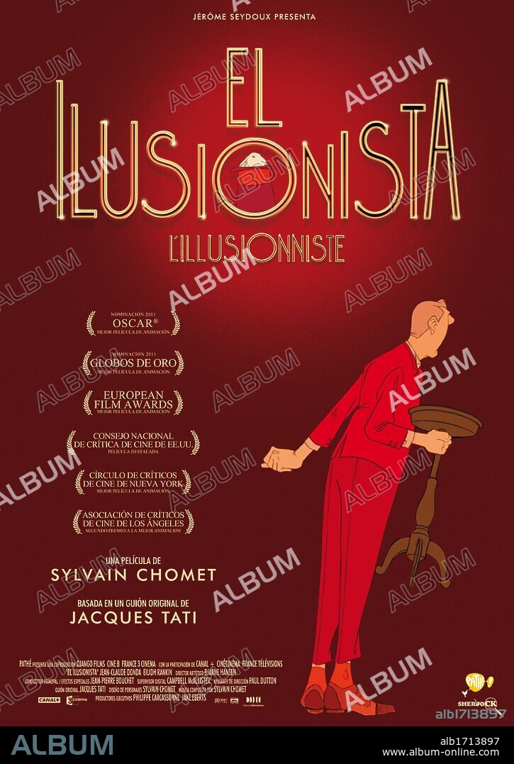 Poster de EL ILUSIONISTA, 2010 (L' ILLUSIONNISTE), dirigida por SYLVAIN CHOMET. Copyright PATHE.