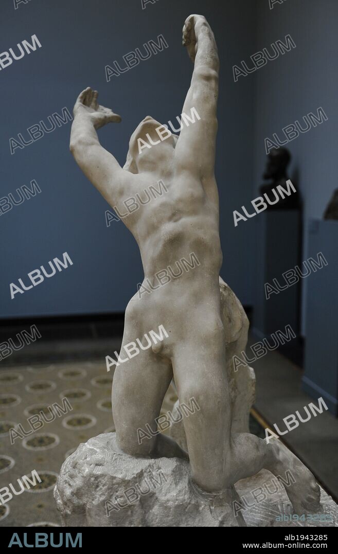 Auguste Rodin (1840-1917). Frech sculptor. The Prodigal Son. (1899)(1884). Ny Carlsberg Glyptotek. Copenhagen. Denmark.