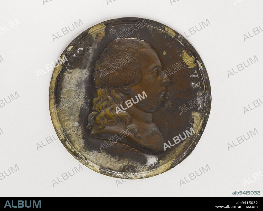 Louis XVIII (1755-1824), king of France (1814-1824), 1815, Morel (editor), Engraver in medals, Array, Numismatics, Medal, Diameter: 6.8 cm, Weight (type size): 6.41 g.