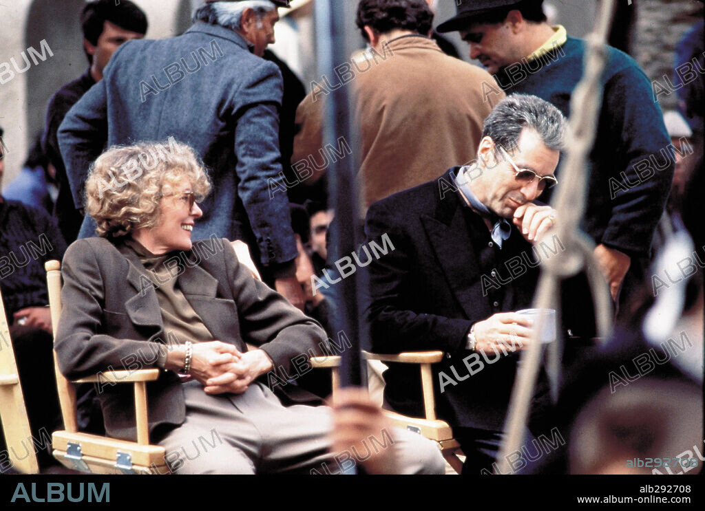 AL PACINO et DIANE KEATON dans THE GODFATHER PART III, 1990, réalisé par FRANCIS FORD COPPOLA. Copyright PARAMOUNT PICTURES / SCHAPIRO, STEVE.