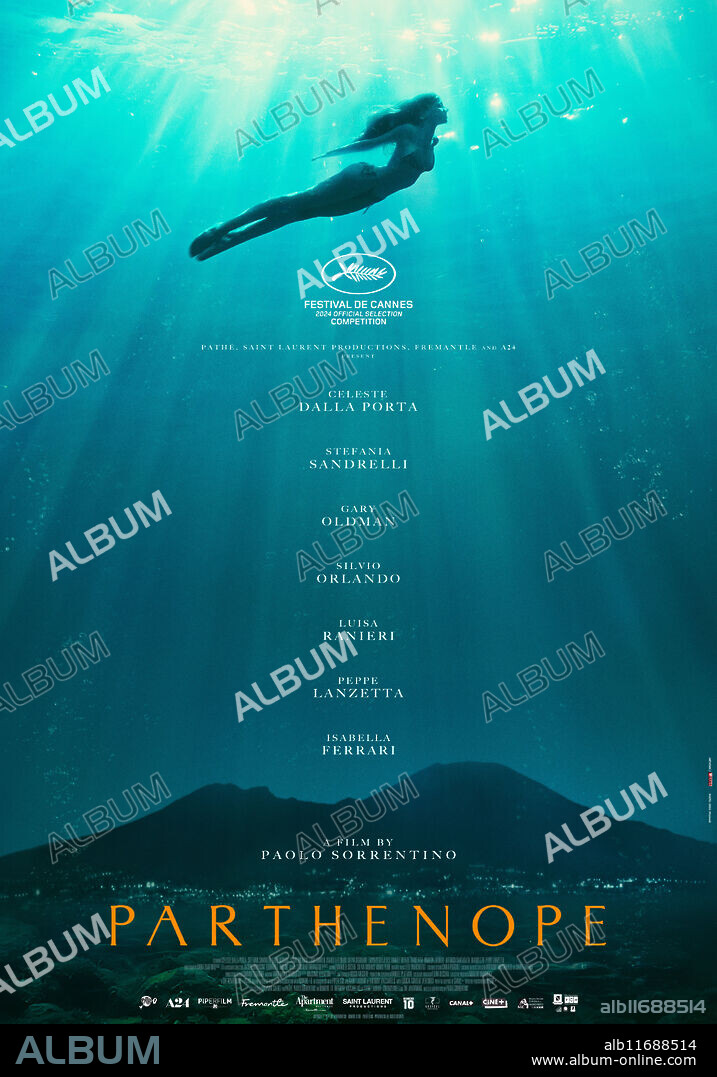 Affiche de PARTHENOPE, 2024, réalisé par PAOLO SORRENTINO. Copyright The Apartment / Saint Laurent.