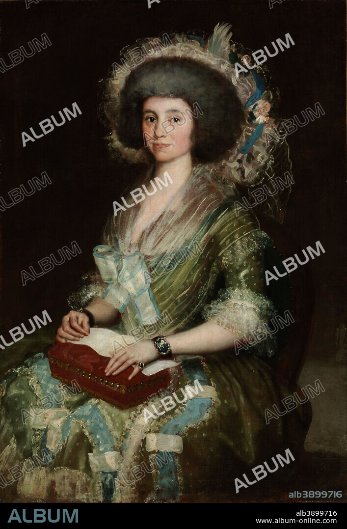 FRANCISCO DE GOYA. Portrait of Senora Ceán Bermudez. Date/Period: 1795. Painting. Oil on canvas Oil on canvas. Height: 1,210 mm (47.63 in); Width: 845 mm (33.26 in).